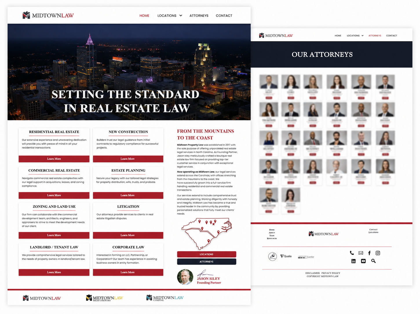 Law firm website